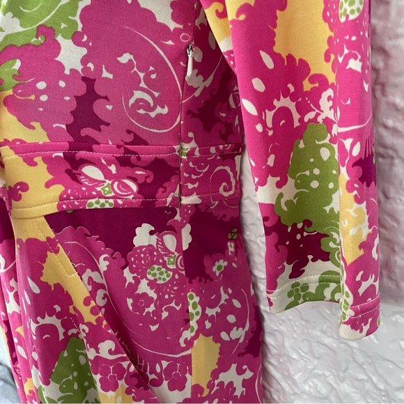 Lilly Pulitzer Blayney Jersey Silk Empire Dress Small - Picture 5 of 10